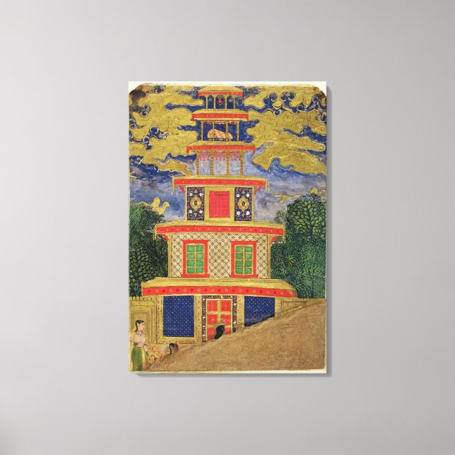 64.351 Rama frage Lakshmana, Sita in einer Leinwanddruck (Vorderseite)