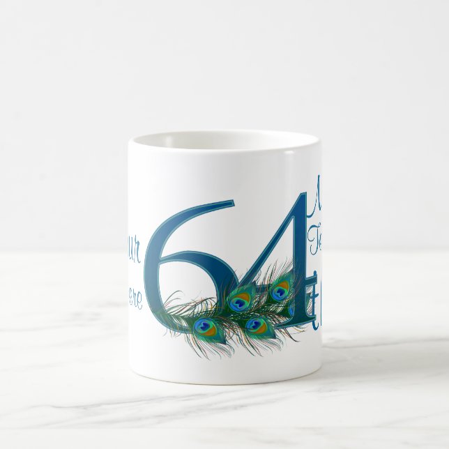 # 64 - 64. Hochzeitstag oder 64. Geburtstag Tasse (Mittel)