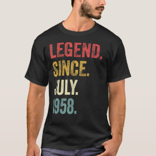 64. Geburtstag 64 Jahre alte Legende seit Juli 195 T-Shirt