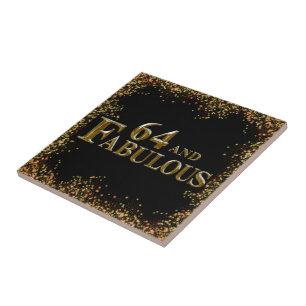 64. Geburtstag  Fliese