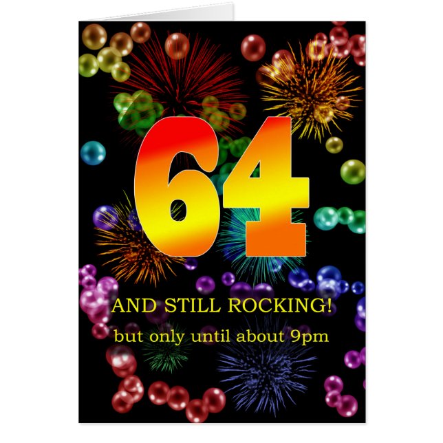 64. Geburtstag noch rocken (Vorne)