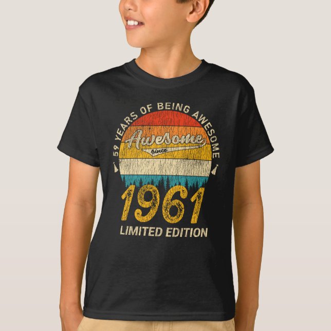 64 Jahre alt 1961 Retro Phantastisch 64. Geburtsta T-Shirt (Vorderseite)