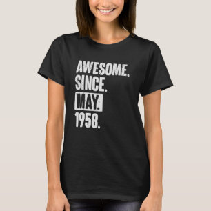 64 Jahre alt 64. Geburtstag Phantastisch seit Mai  T-Shirt