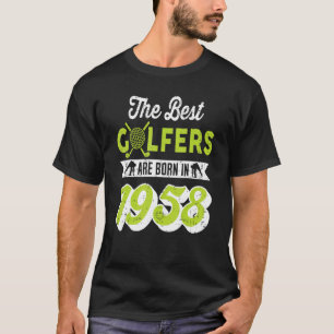 64 Jahre alter Golfer Golfing Golf 1958 64. Geburt T-Shirt
