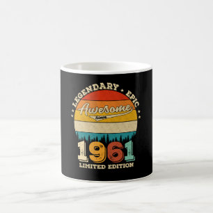 64 Jahre alter Tag 1961 Phantastisch 64. Geburtsta Kaffeetasse