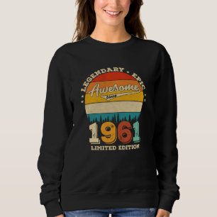 64 Jahre alter Tag 1961 Phantastisch 64. Geburtsta Sweatshirt