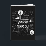 64 Jahre altes Tagesmathematik Lehrer 64. Geburtst Karte<br><div class="desc">Birthday Design Für alle,  die das Horoskop sagen schwierig & Stubborn Aber ganz wert.Tragen Sie es mit Stolz auf die Arbeit,  Schule Gymnastik perfekt,  um mit Shorts,  Leggings oder Jeans für einen lässigen und trendigen Look zu verbinden</div>
