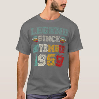 64 Jahre altSeit November 1959 64. Geburtstag T-Shirt