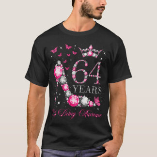 64 Jahre Phantastisch glücklich 64. Diamantkrone T-Shirt