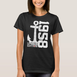64-Jahres-Kapazität 1958 Sailor 64. Geburtstag T-Shirt