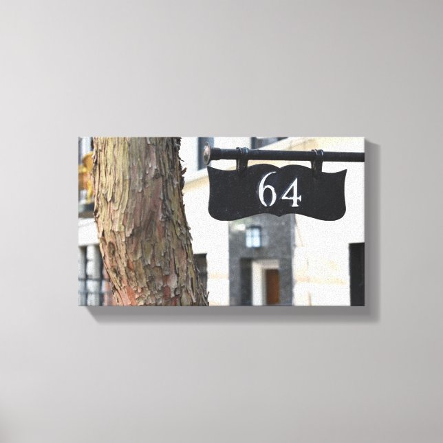 64 New York City Brownstones Upper West Side NYC Leinwanddruck (Vorderseite)