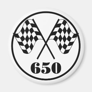 650 Zielflaggen Magnet