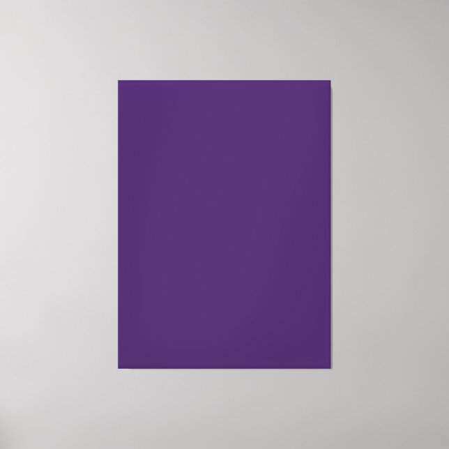 #65187A HEX CODE DARK LILA FARBHINTERGRUND TEMP LEINWANDDRUCK (Vorderseite)