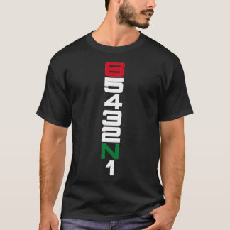 65432N1 Motorradfahrer T-Shirt