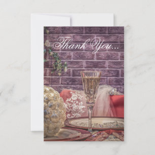 6554-Hochzeitstisch Dankeskarte