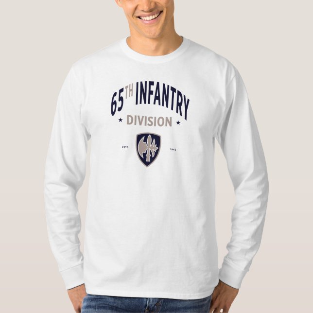 65. Abteilung Infanterie - Lange Militärzeit der U T-Shirt (Vorderseite)