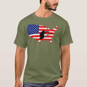 65 Creedmoor American Flag 2A LRP Schießhalle T-Shirt