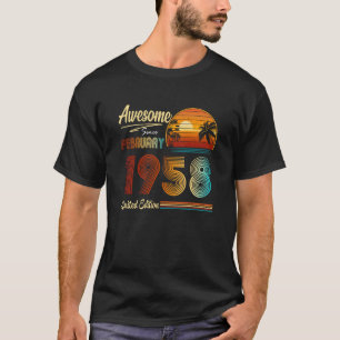 65. Geburtstag 65 Jahre alt Phantastisch seit Febr T-Shirt