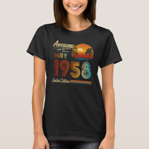 65. Geburtstag 65 Jahre alt Phantastisch seit Mai T-Shirt