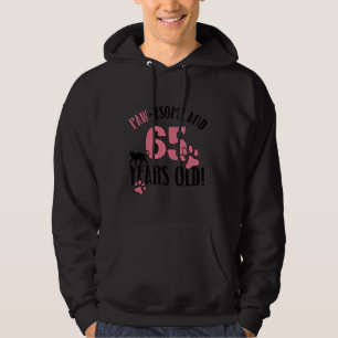 65. Geburtstag 65 Jahre Mama Katze Lover Geburt Hoodie