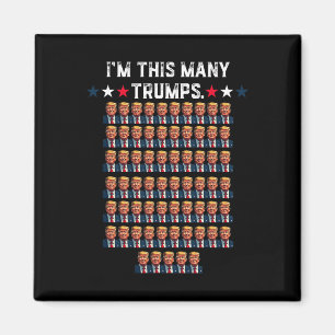 65. Geburtstag bin ich so viele Trumps für Trump S Magnet