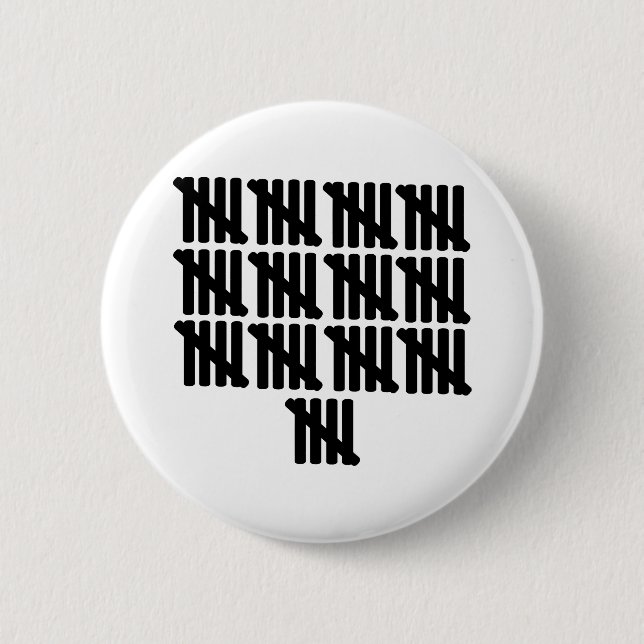 65. Geburtstag Button (Vorderseite)