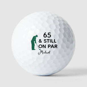 65. Geburtstag Funny Custom Golf Ball mit Namen