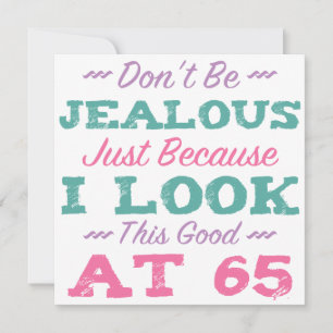 65. Geburtstag für Frauen Karte