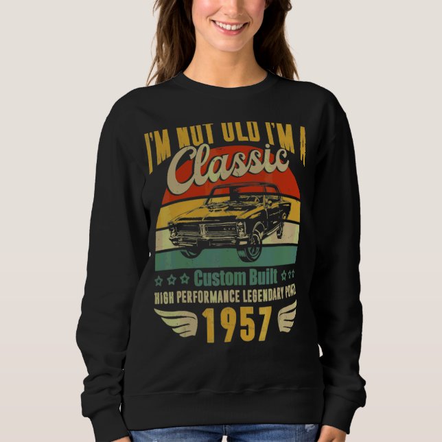 65. Geburtstag für Männer Retro 65. Sweatshirt (Vorderseite)