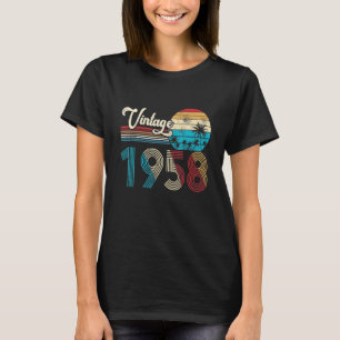 65. Geburtstag Geboren 1958 Geburtstagsfrauen T-Shirt