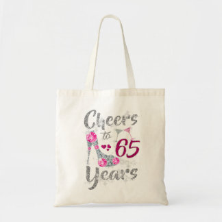 65. Geburtstag Geschenke für 65 Jahre alten Wein h Tragetasche