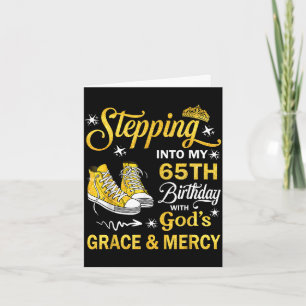 65. Geburtstag Gnade und Barmherzigkeit christlich Karte
