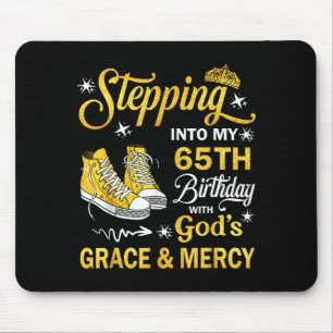 65. Geburtstag Gnade und Barmherzigkeit christlich Mousepad