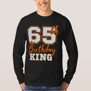 65. Geburtstag King Party Crown Bday Celebration T-Shirt