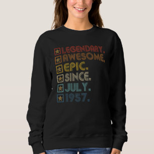 65. Geburtstag Legendary Phantastisch Epic Seit 19 Sweatshirt