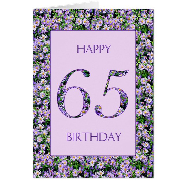 65. Geburtstag Lila Tageszeitung (Vorne)