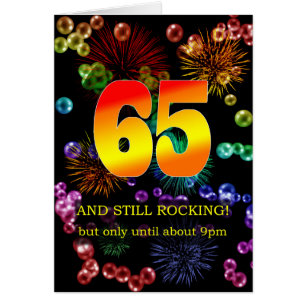 65. Geburtstag noch rocken