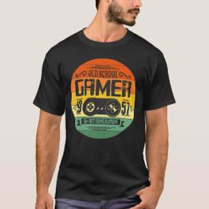 65. Geburtstag Old School Gamer 1957 65 Jahre T-Shirt