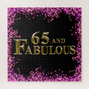 65. Geburtstag Puzzle