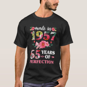 65. Geburtstag von Frauen, 1957 65 von Perfec T-Shirt