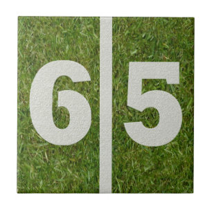 65. Geburtstags-Fußball-kundengerechte Fliese