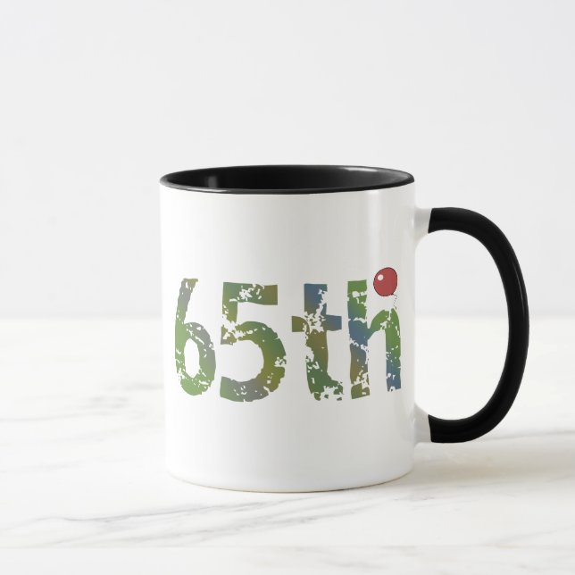 65. Geburtstags-Geschenk-Tasse Tasse (Rechts)