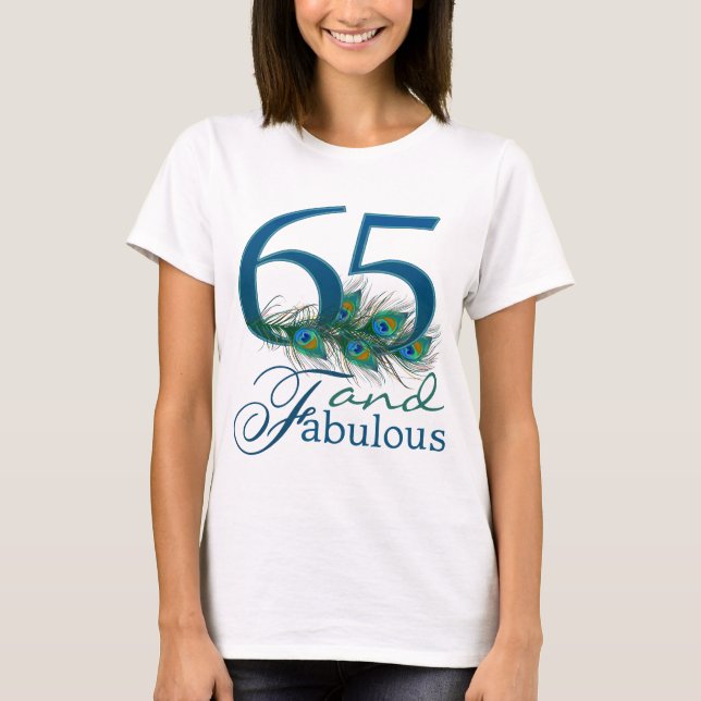 65. Geburtstags-Shirts T-Shirt (Vorderseite)