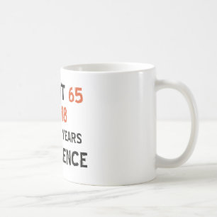 65. Geburtstagsentwürfe Kaffeetasse