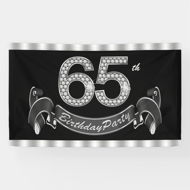 65. Geburtstagsfeier Banner (Horizontal)