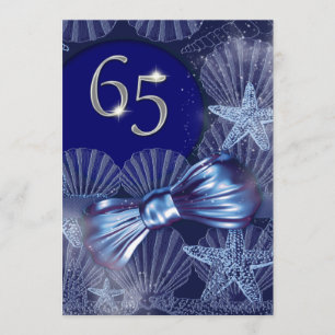 65. Geburtstagsfeier-Partymajor FERTIGEN besonders Einladung