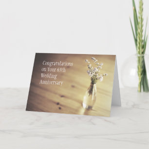 65. Geburtstagskarte Karte