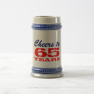 65. Geschenk der Geburtstags-Bier-Tassen-  für Bierglas