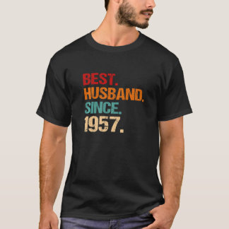 65. Hochzeitsjubiläum Bester Ehemann seit 1957 F T-Shirt