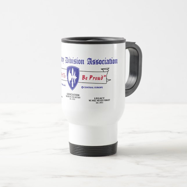 65. Infanterie Division Association Travel Mug Reisebecher (VorderseiteRechts)